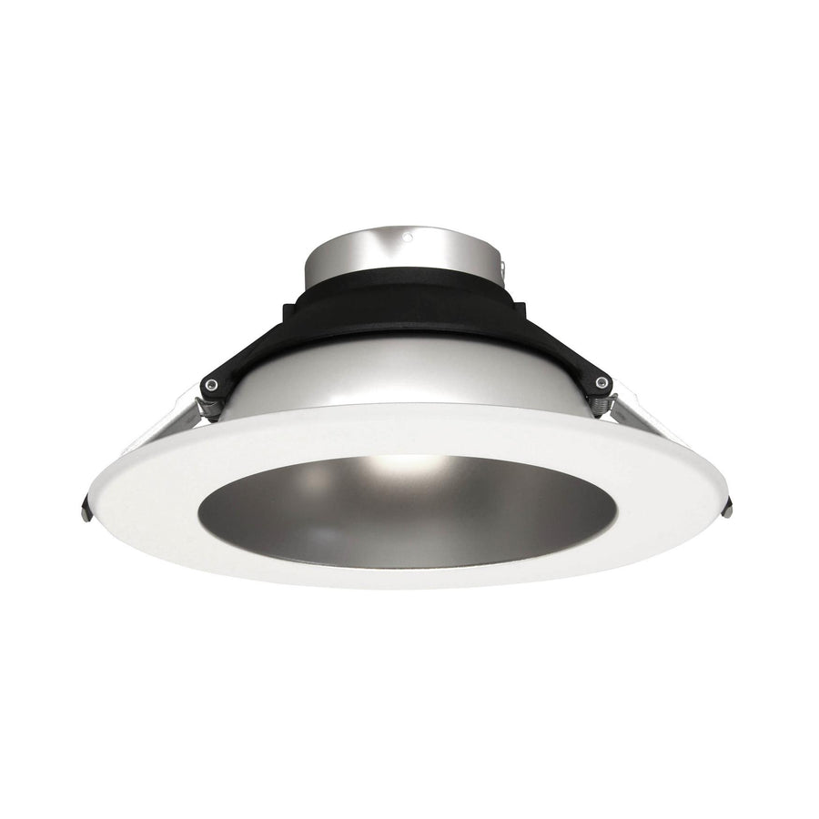 Maxlite Lighting 105947  Rrc Series Downlight 6inch  Matte Silver Round Reflector With White Trim  1