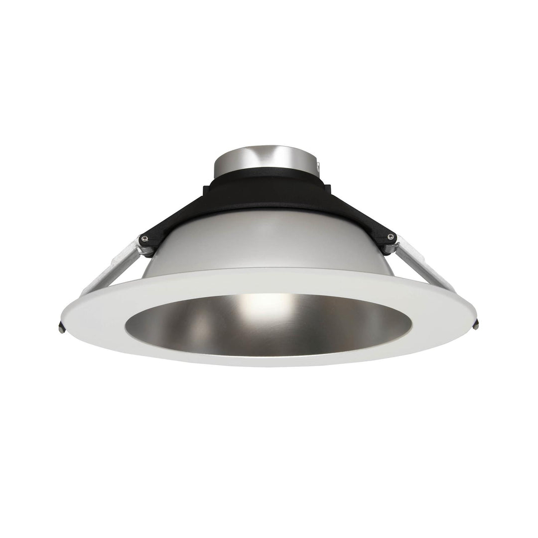 Maxlite Lighting 105948  Rrc Series Downlight 8inch  Matte Silver Round Reflector With White Trim  1