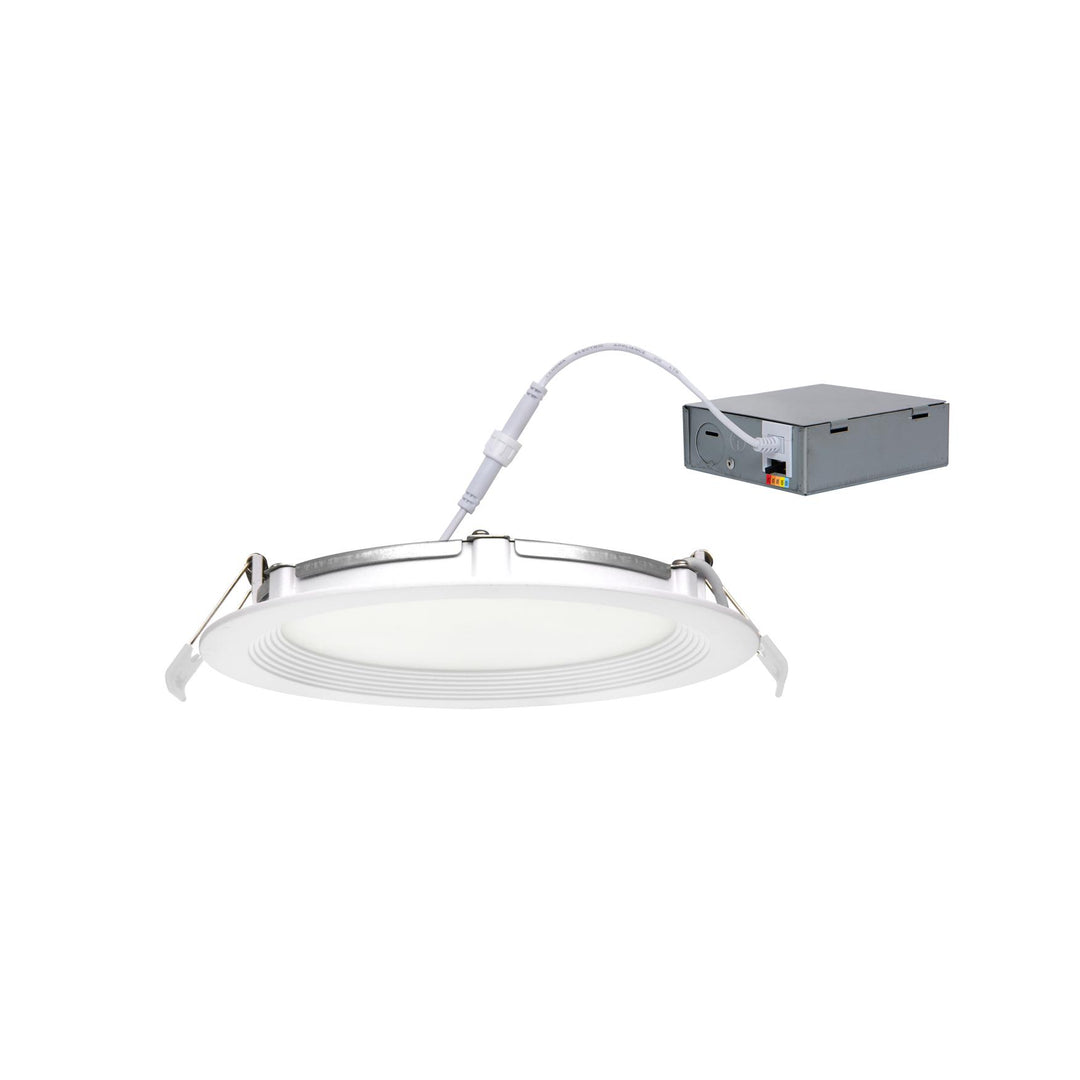 Maxlite Lighting 105361  6inch  Slim Downlight Baffe Style Round 12w 90cri 2700/3000/3500/4000/5000 White, Ic Rated  1