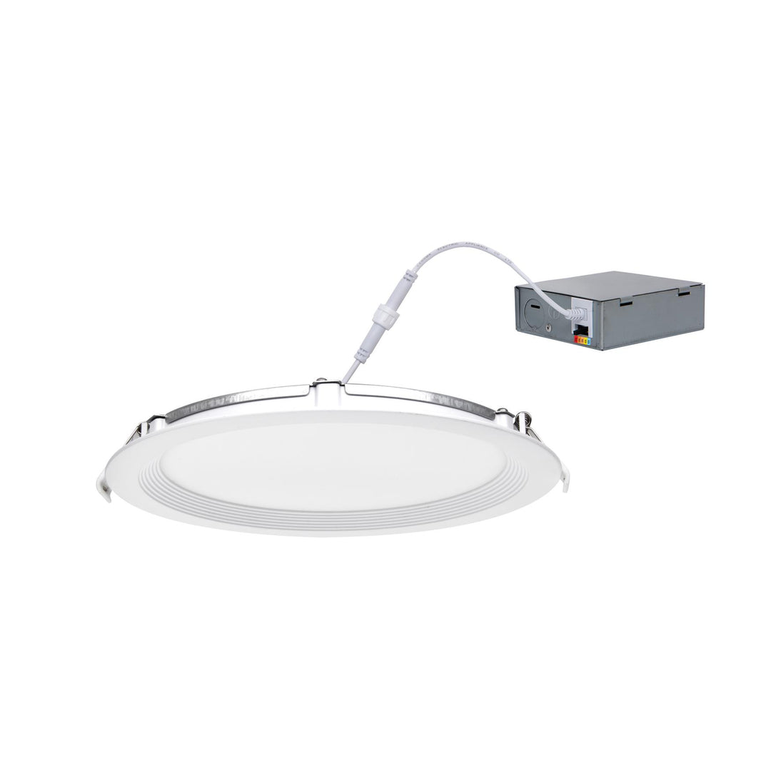 Maxlite Lighting 105306  8inch  Slim Downlight Baffe Style Round 18w 90cri 2700/3000/3500/4000/5000 White, Ic Rated  1