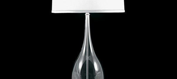 Elk Lighting 704 Crystal One Light Table Lamp Clear 3