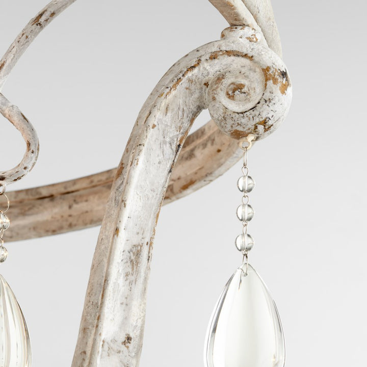 Cyan Design 10386 Eight Light Chandelier Weathered Grey