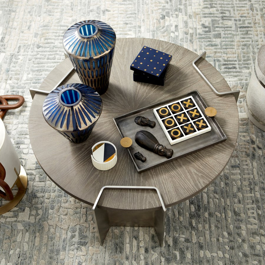 Cyan Design 10657 Noughts & Crosses Sculptr Sculptures - Black|Gold|White