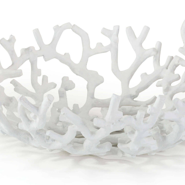 Regina Andrew 20-1383WT Coral Bowl White 4