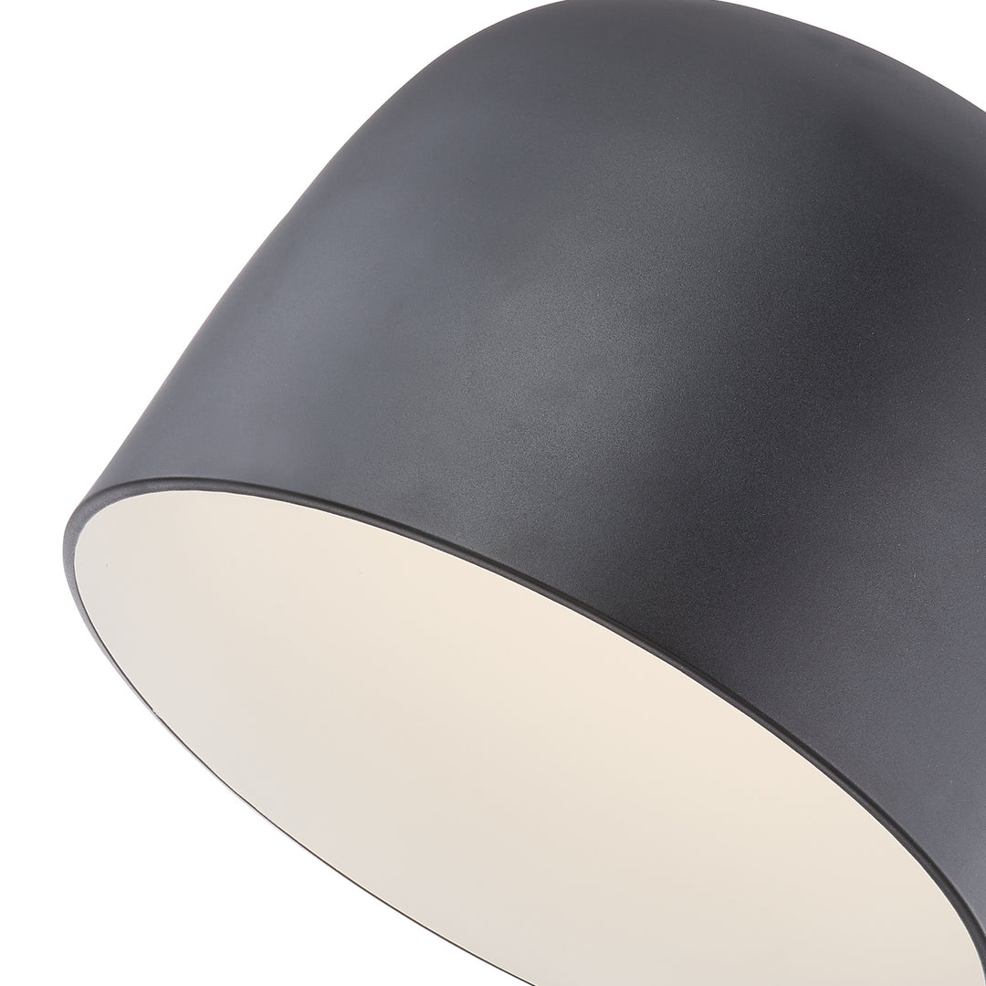 Kuzco Lighting FM44912-BK/WH Cayne Ceiling Light Black/White