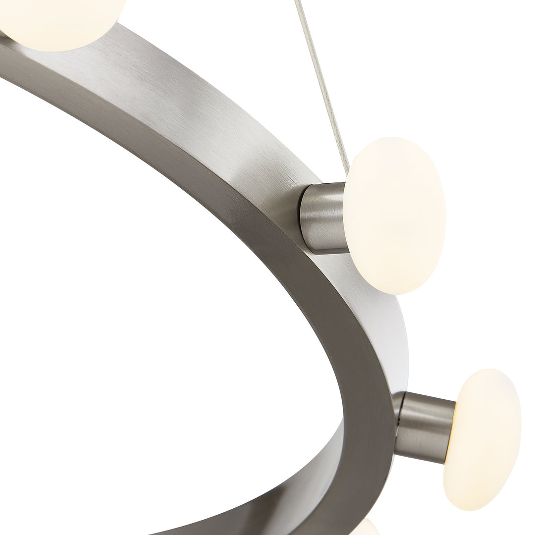 Kuzco Lighting PD63428-BN Rezz Pendant Light Brushed Nickel