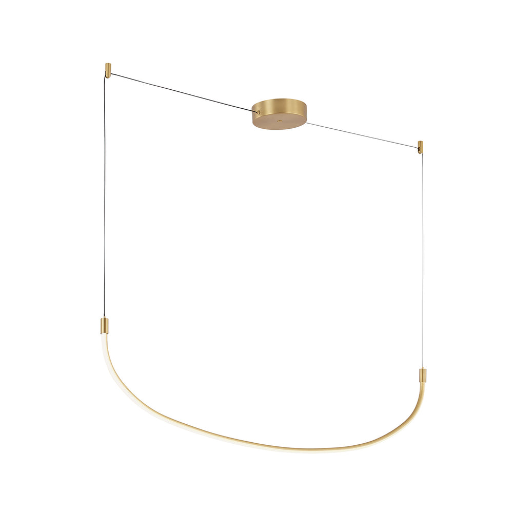 Kuzco Lighting LP89036-BG Talis Pendant Light Brushed Gold