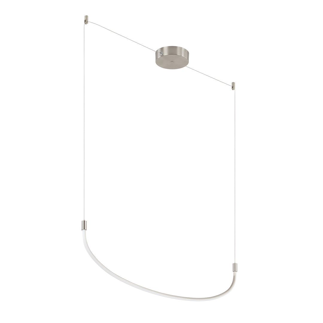 Kuzco Lighting LP89048-BN Talis Pendant Light Brushed Nickel