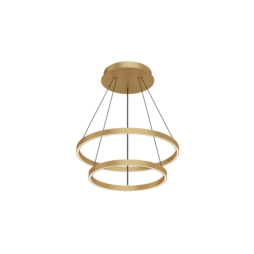 Kuzco Lighting CH87224-BG Cerchio Chandelier Brushed Gold