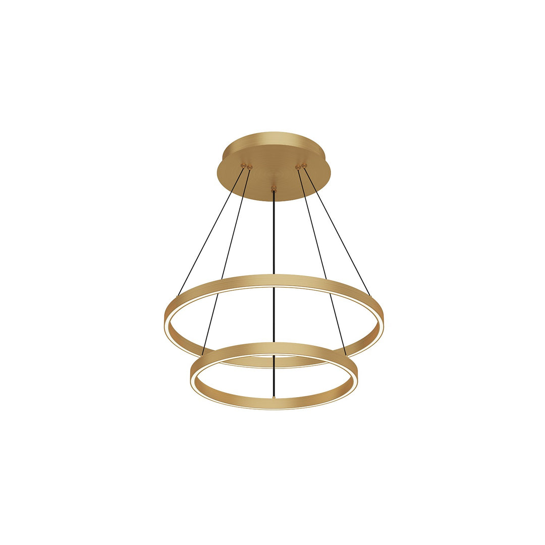 Kuzco Lighting CH87224-BG Cerchio Chandelier Brushed Gold