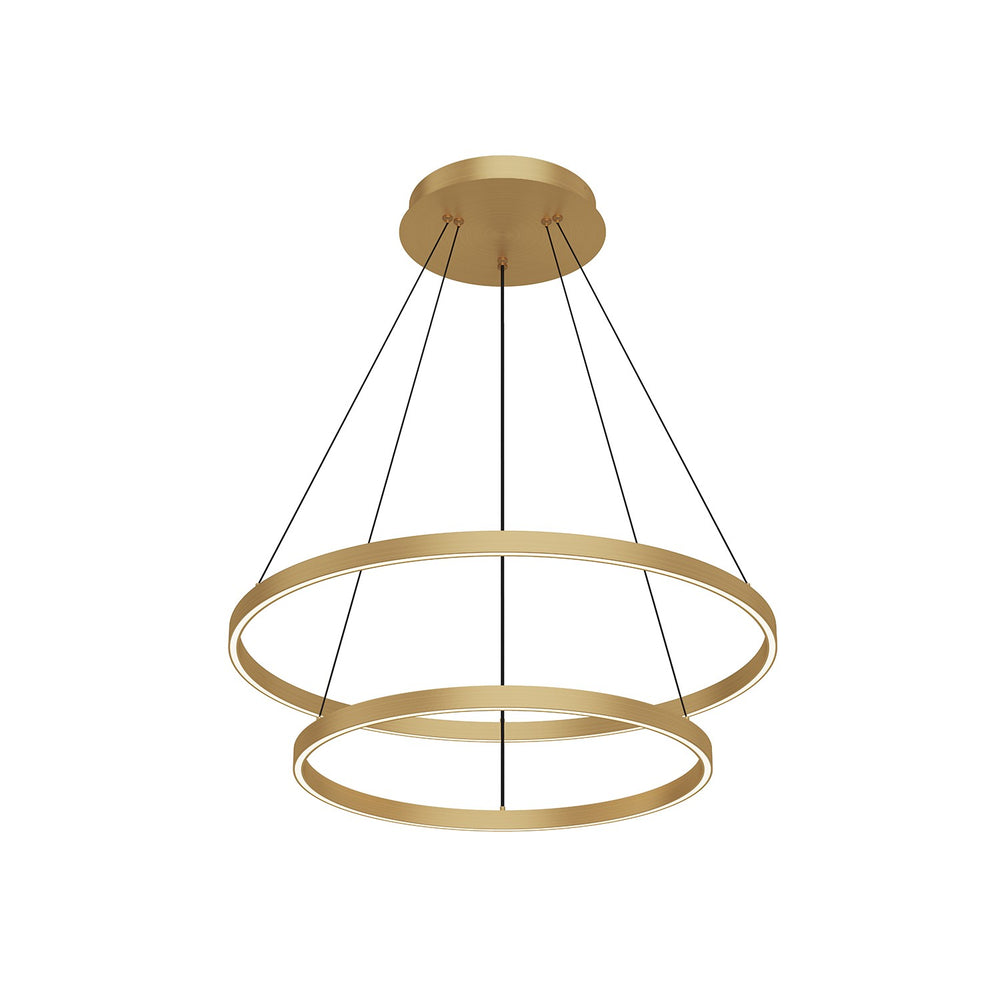 Kuzco Lighting CH87232-BG Cerchio Chandelier Brushed Gold