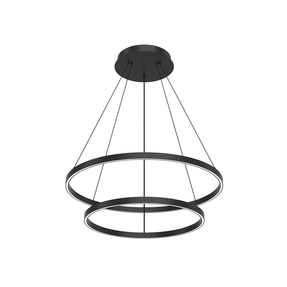 Kuzco Lighting CH87832-BK Cerchio Chandelier Black