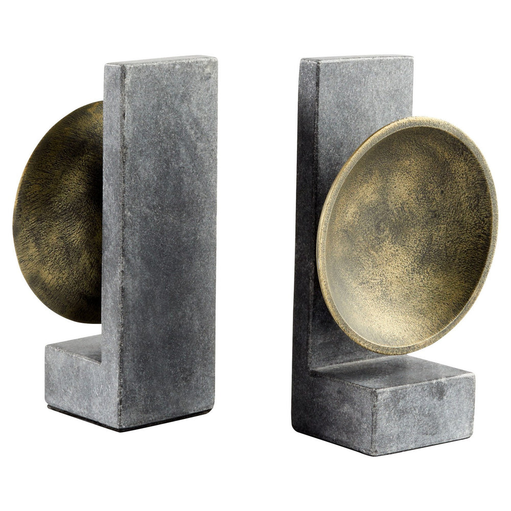 Cyan Design 11500 Taal Bookends Black And Brass
